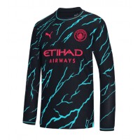 Camisa de Futebol Manchester City Equipamento Alternativo 2023-24 Manga Comprida